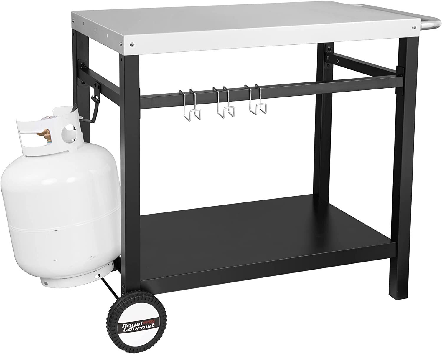 Stainless steel outdoor table
