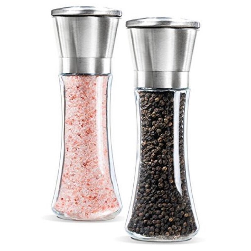 Stainless Steel Tall Slim Grinder Set