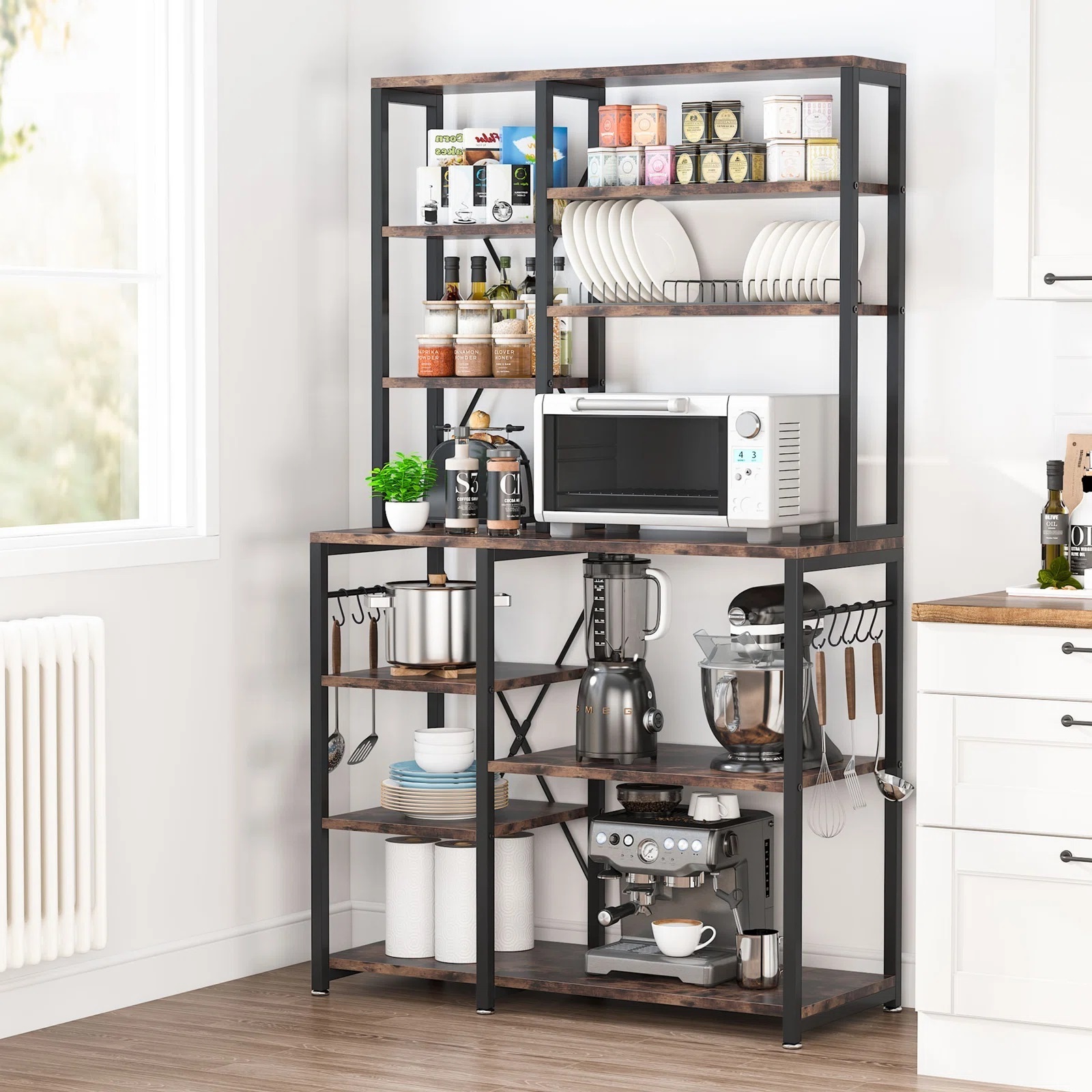 Bakers Rack For Microwave