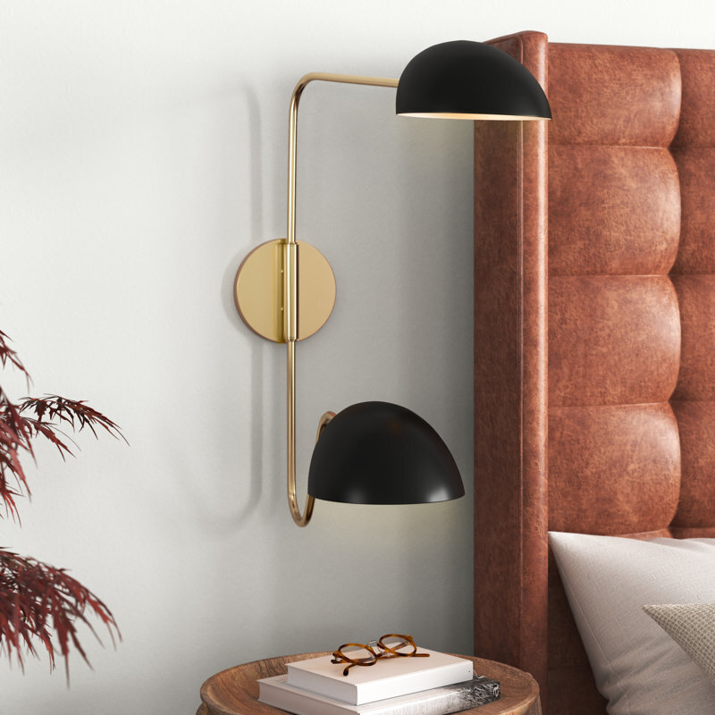 Steel Swing Arm Wall Lamp Cord Cover