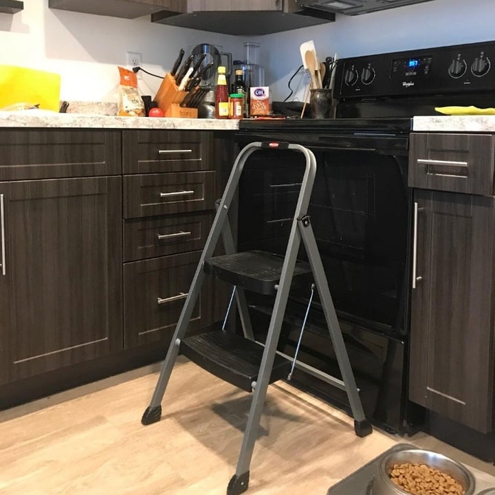 step ladder in the kitchen