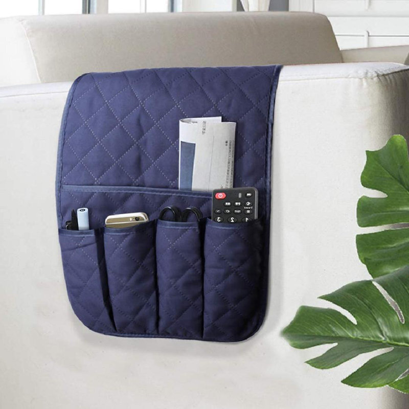 Stitched couch pocket organizer 