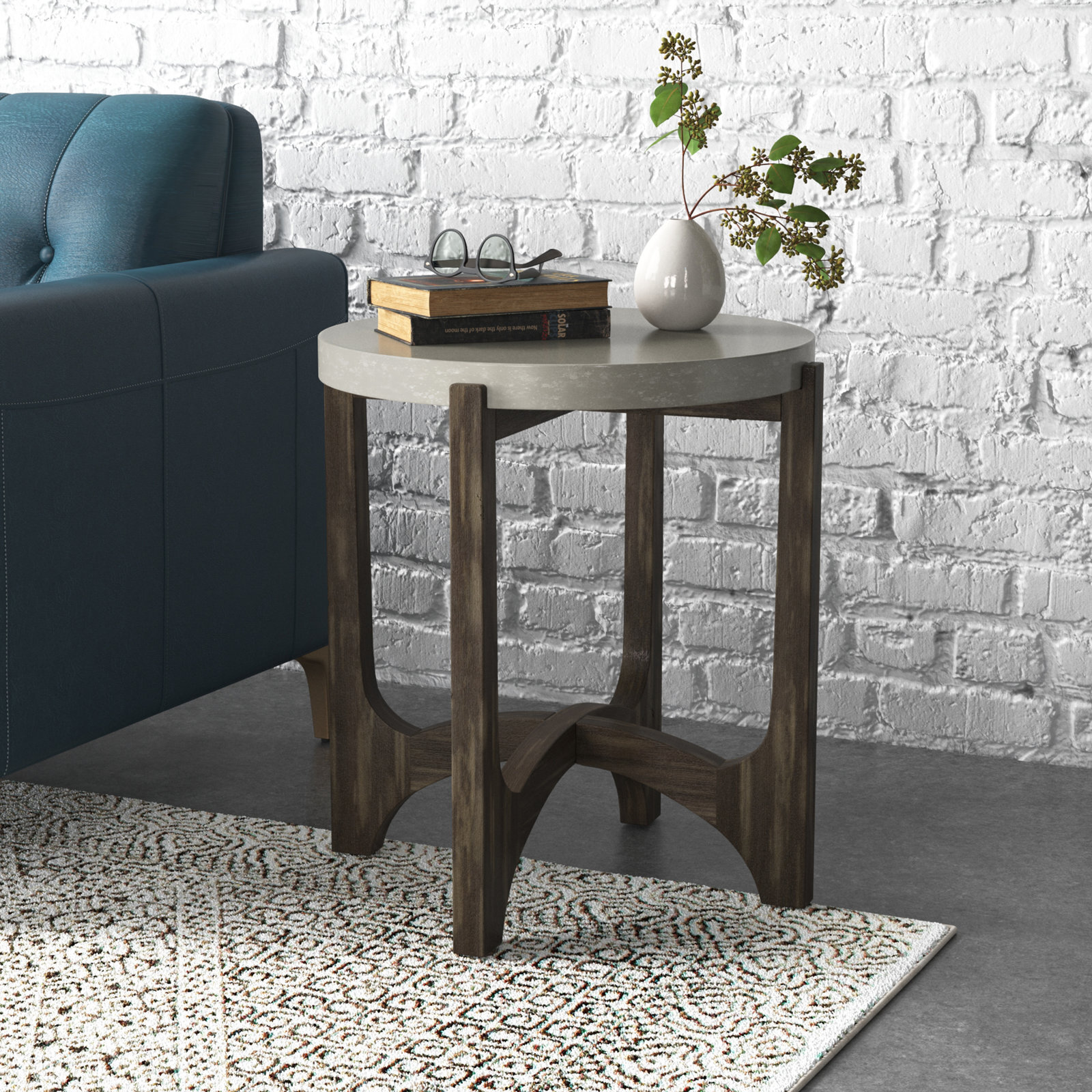 Stone Side Table