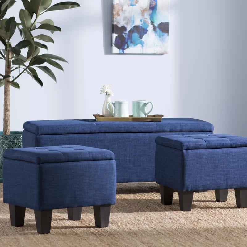 Storage Coffee Table With Ottoman Seating