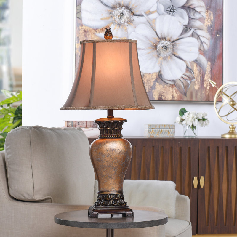 Striking Antique Japanese Table Lamp
