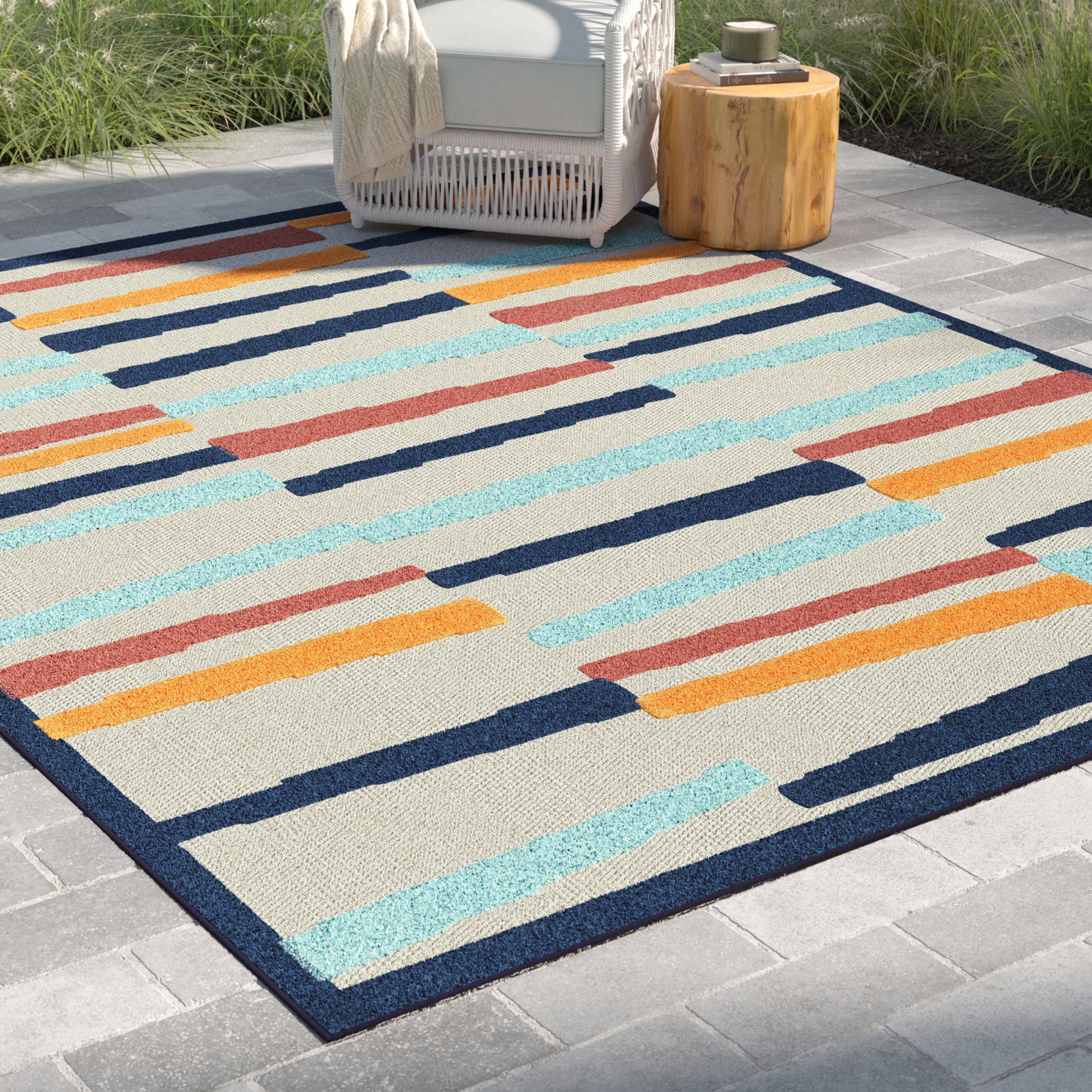 Stripes Outdoor Rug