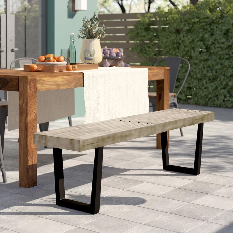 Modern Patio Bench