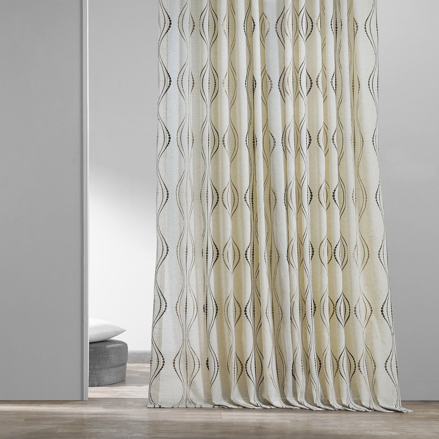 Subtle Wave Curtain