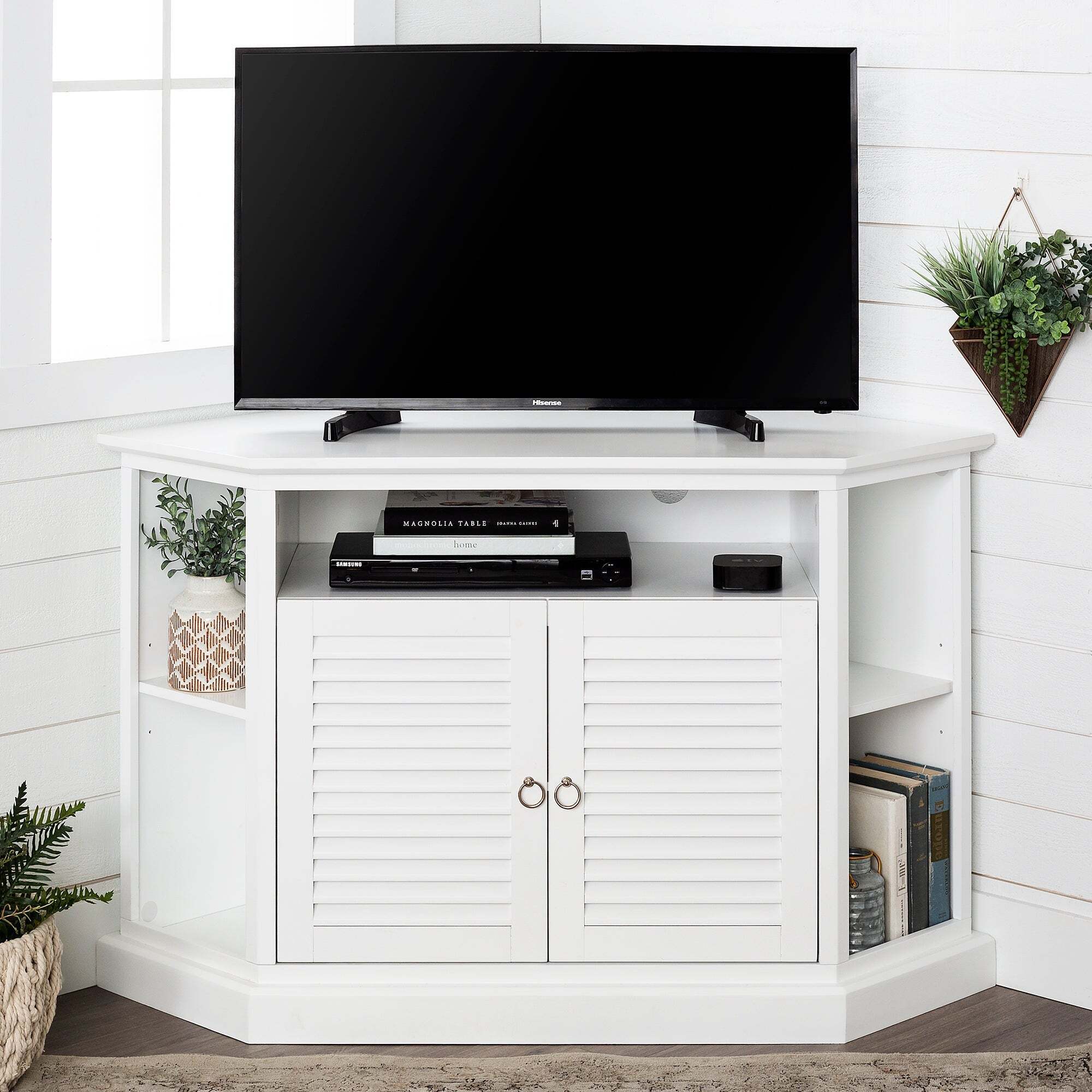 Tall Corner TV Cabinet