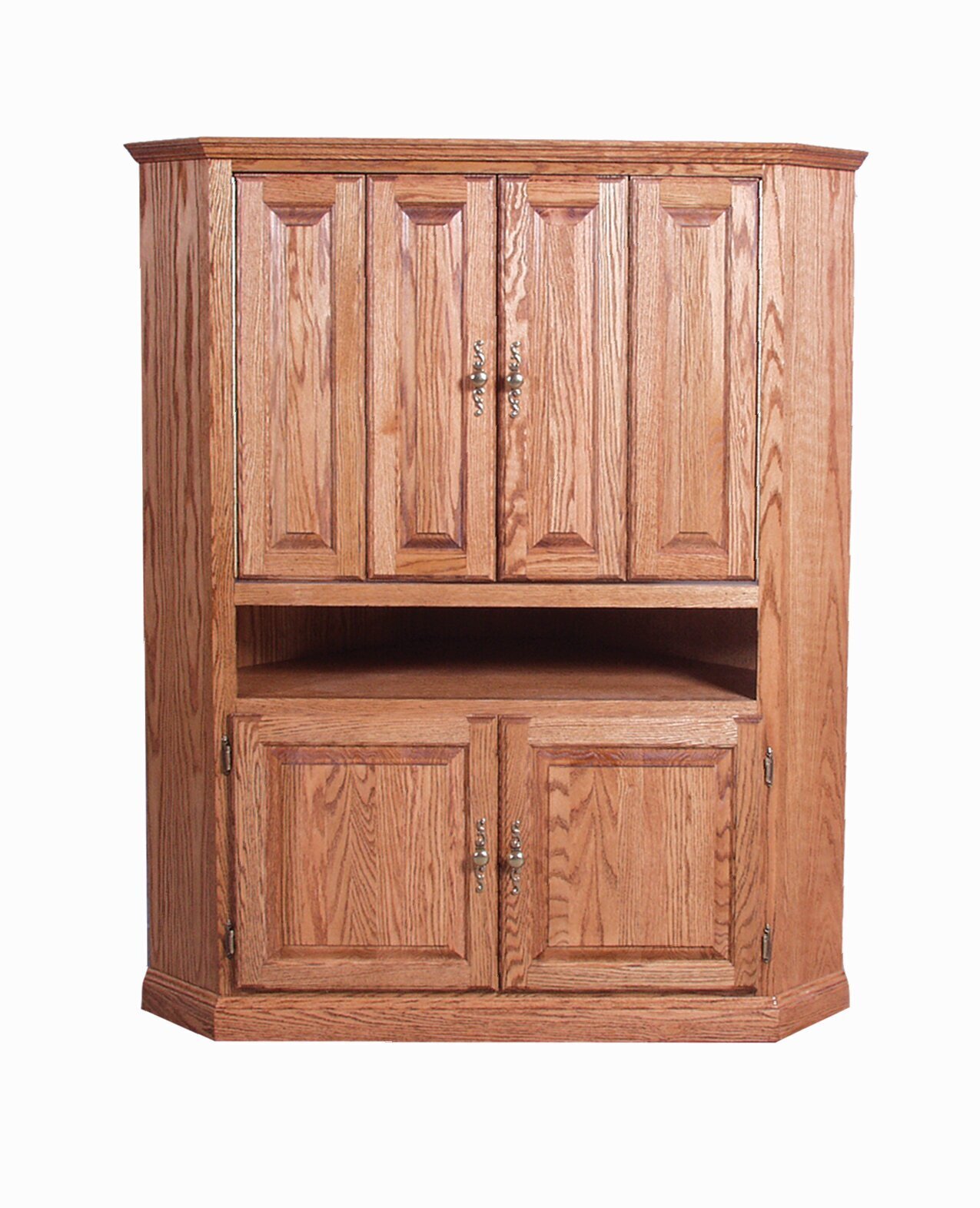 Tall Corner TV Cabinet With Doors