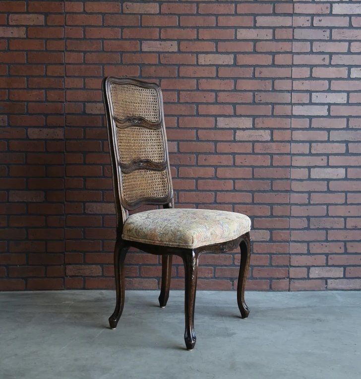 Tall French Cane Back Chairs