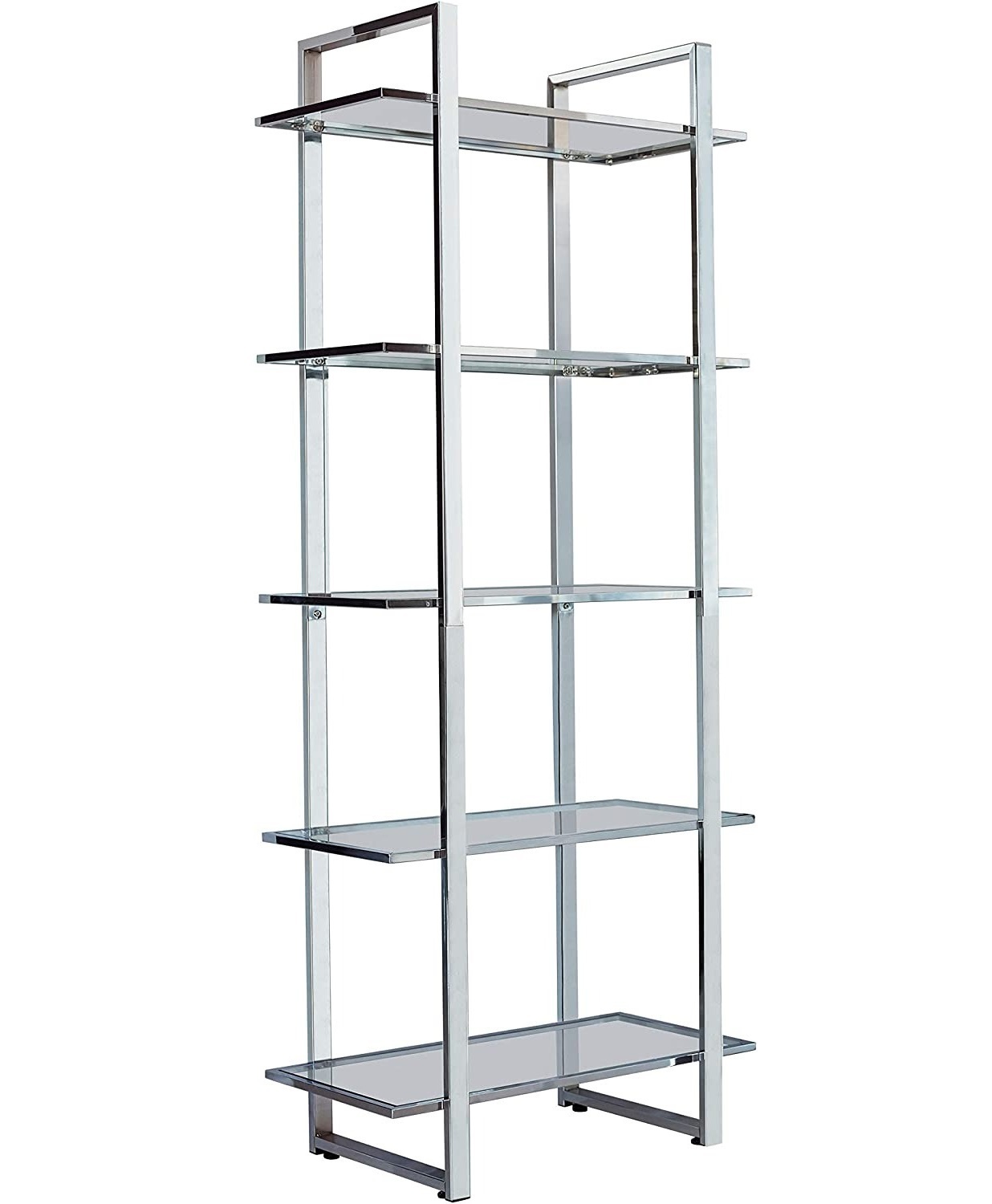 Chrome Bookcases