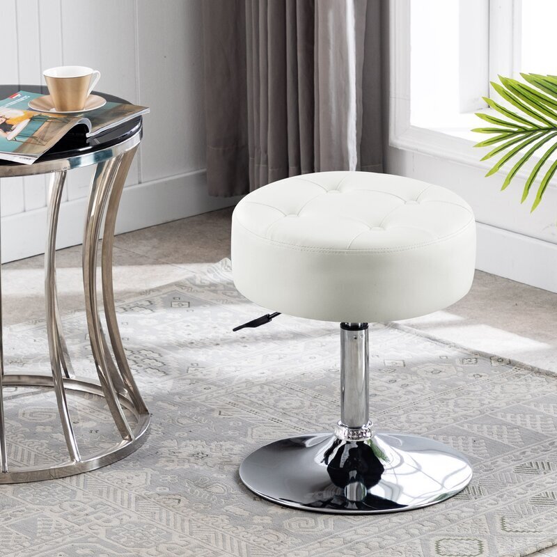 Tall Iron Vanity Stool