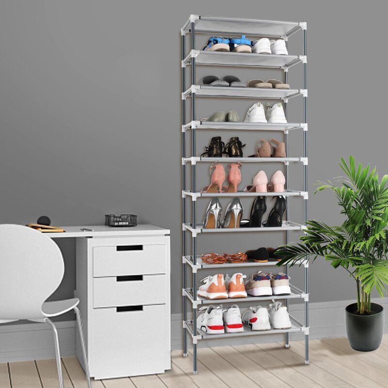 Tall thin shoe rack