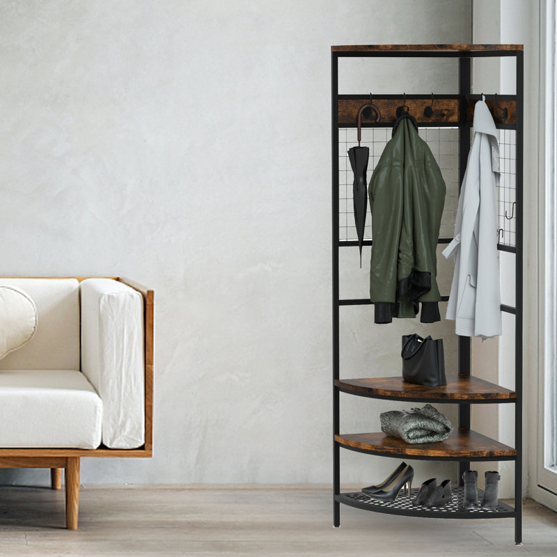 Tall, Triangular Corner Shelf  