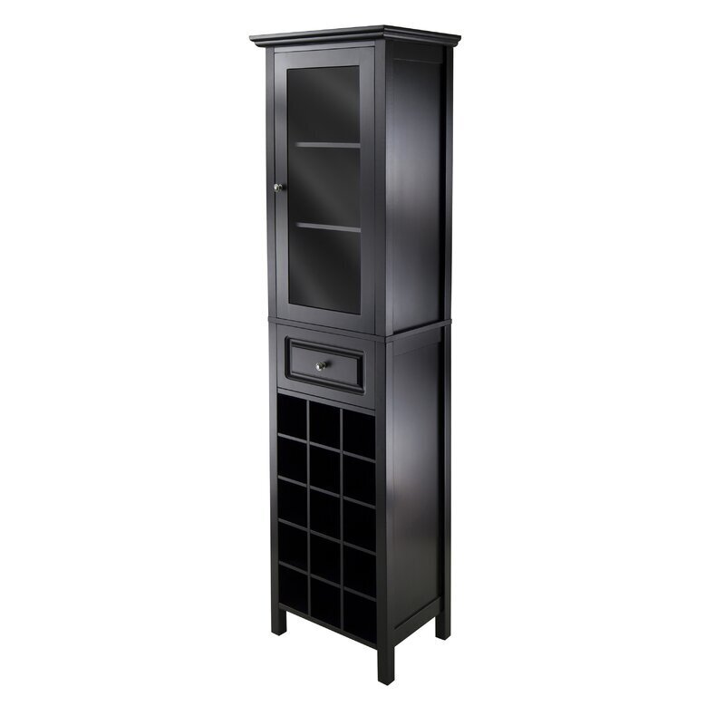 Tall Wine Bar Cabinet
