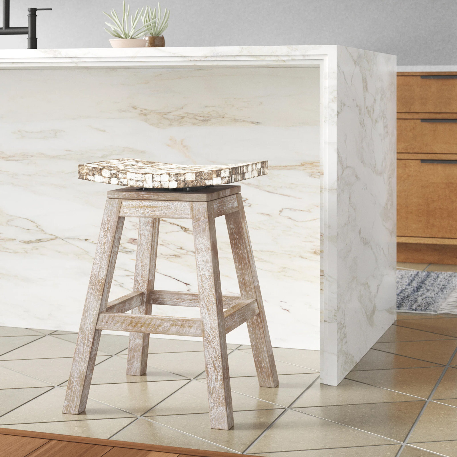 Textured Bar Stools