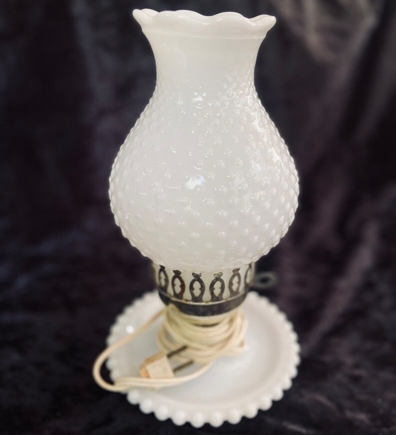 Milk Glass Lamps
