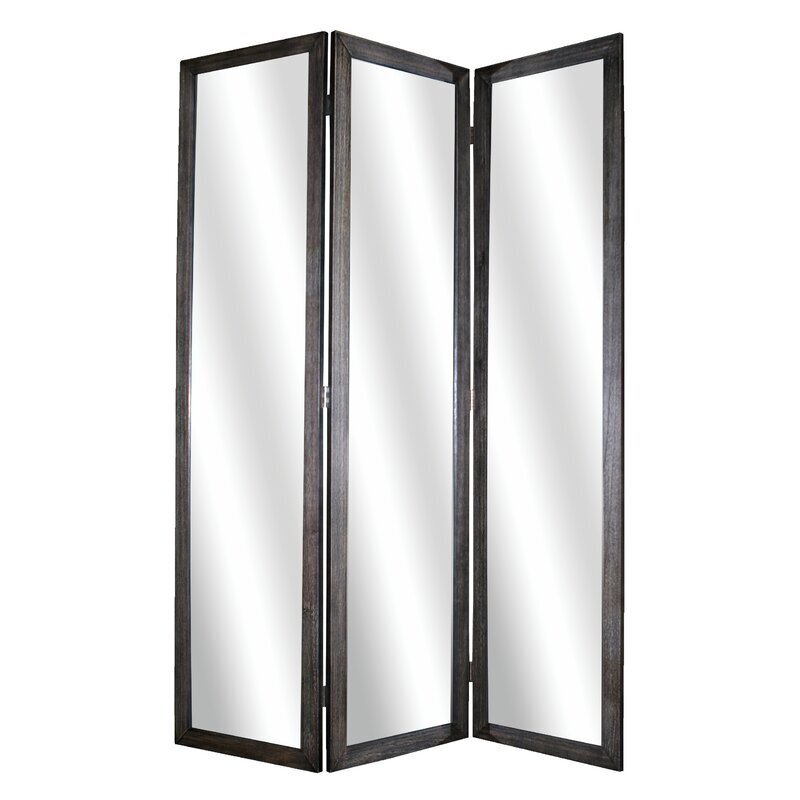 Three Panel Mirror Room Divider