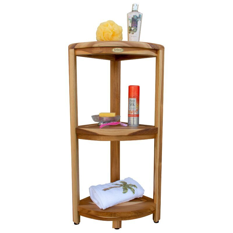 Three Tiered Teak Bookcase