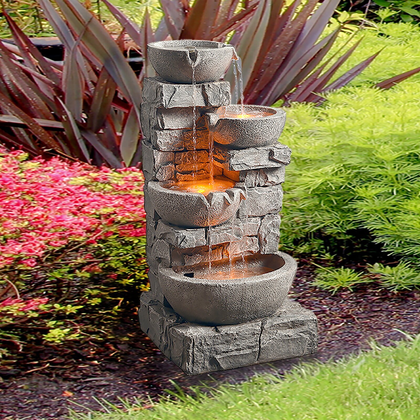 Tiered Modern Water Fountain