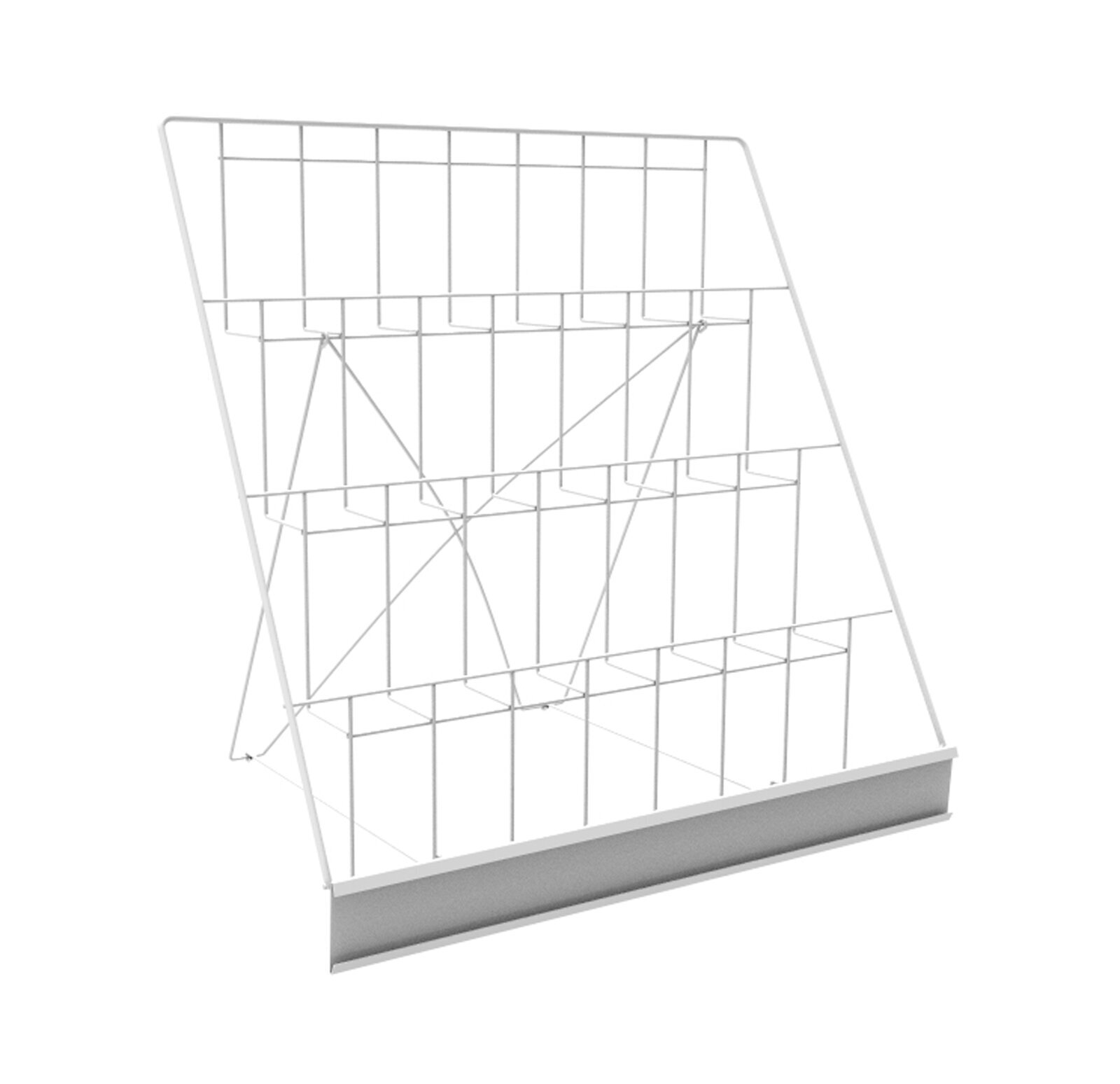 Tiered Tabletop Brochure Stand