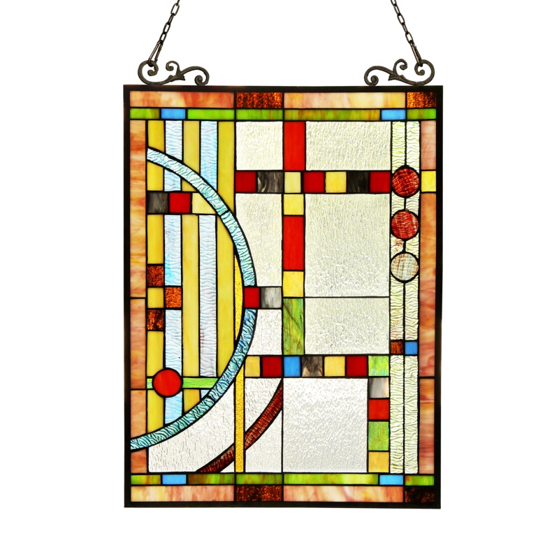 Tiffany Glass Window Panel