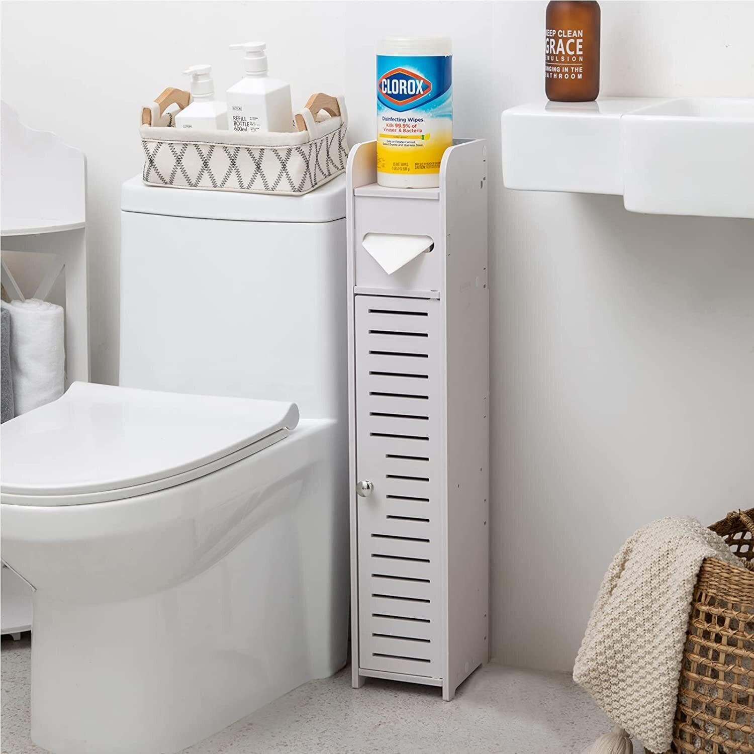Tower Bathroom Cabinet