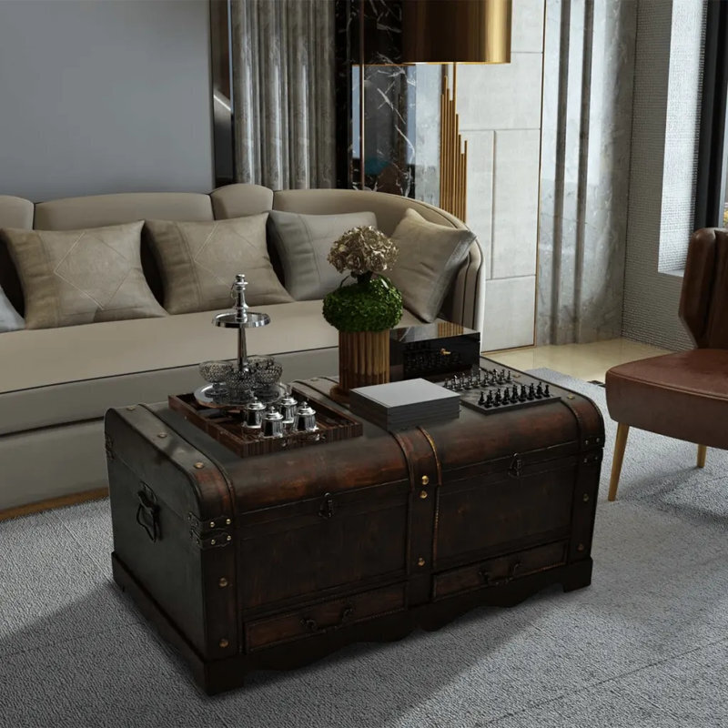 Traditional Antique Storage Trunk