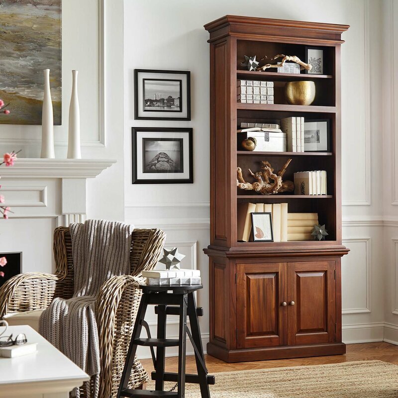 Cherry Bookcases With Doors