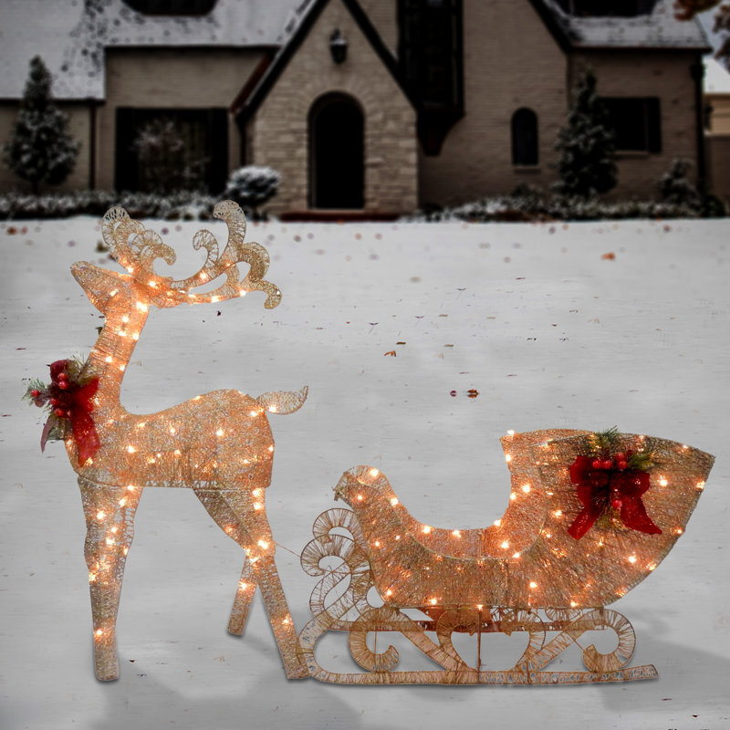 Outdoor Sleigh Decoration