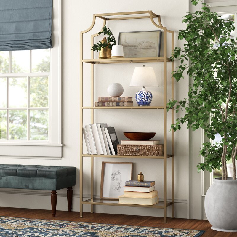 Traditional style display bookshelf