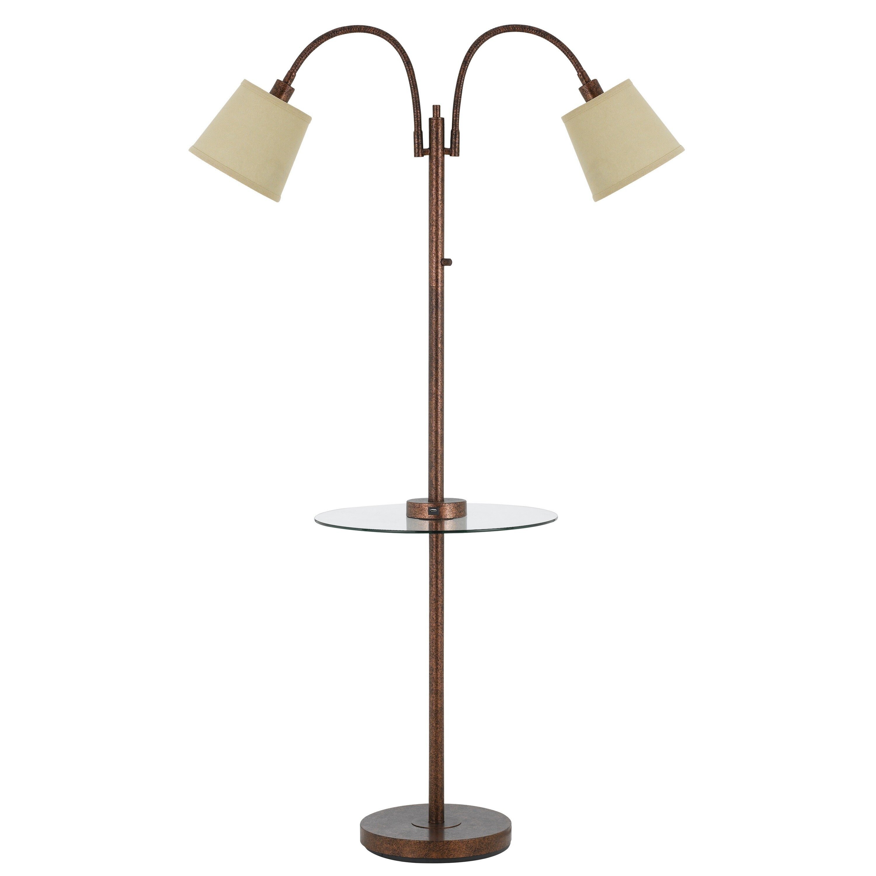 Traditional Style Gooseneck Floor Lamp