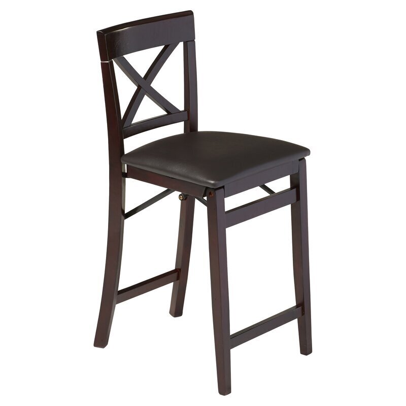 Traditional wood bar stool