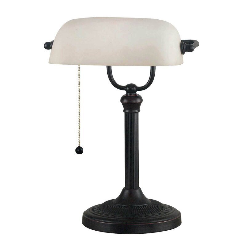 Translucent Banker’s Lamp