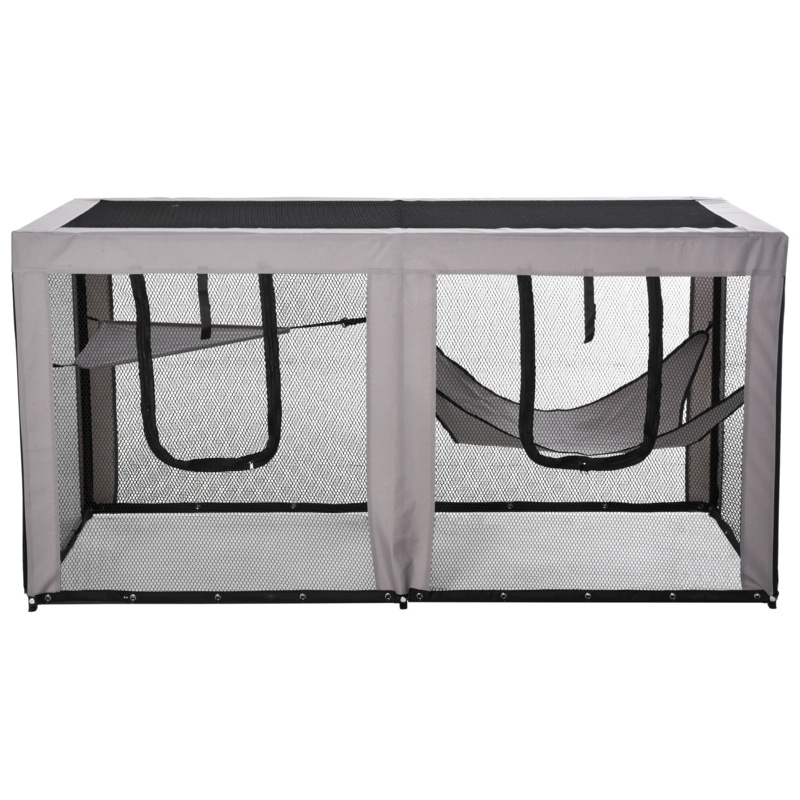 Troncoso Outdoor Cat House with Hammock
