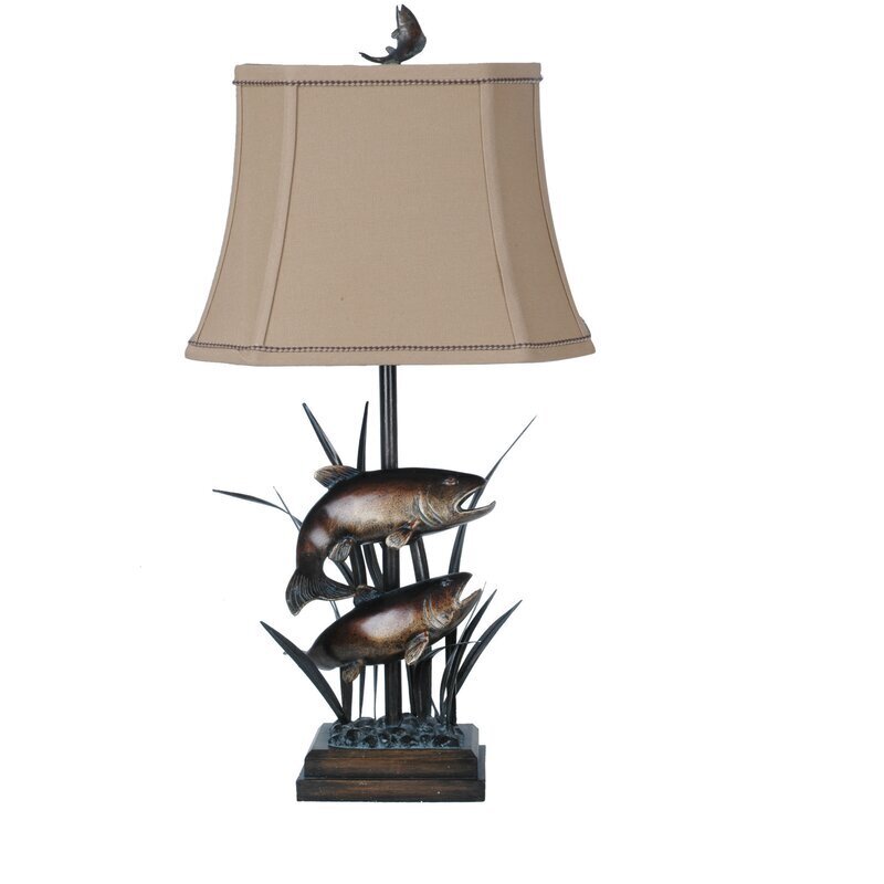 Trout Fish Lamp for Table