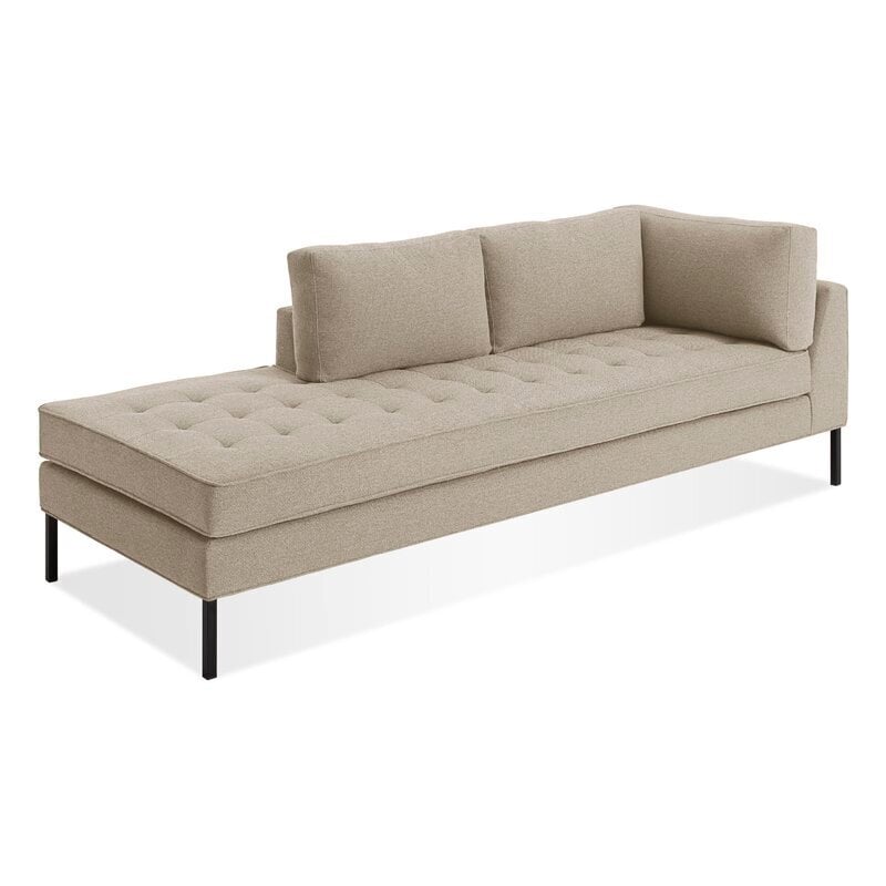 Tufted Chaise for Living Room or Sunroom