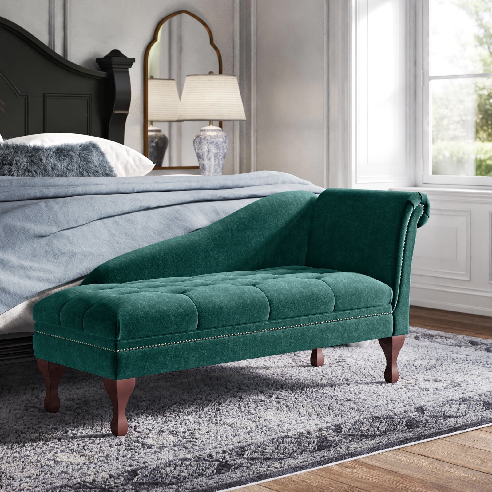 Tufted Chaise Lounge