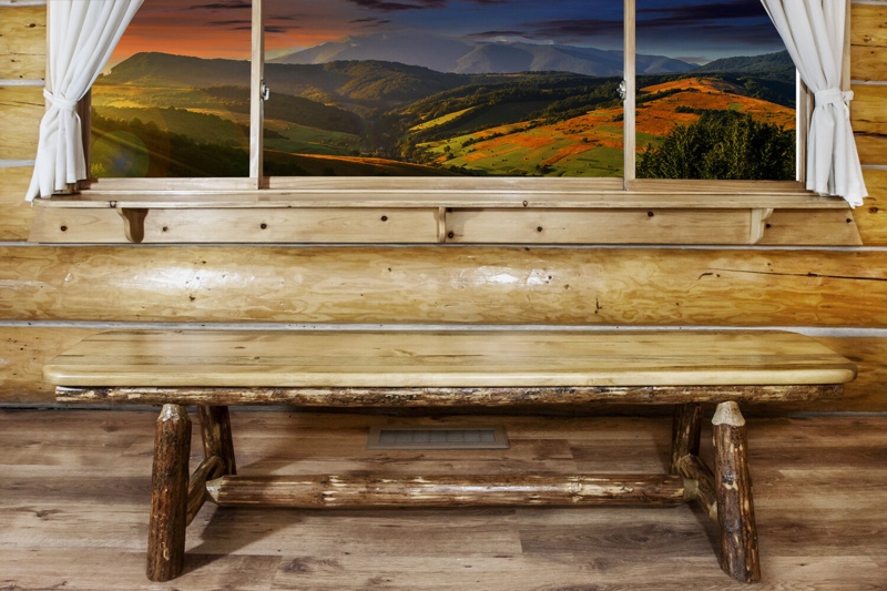 Tustin Wood Bench