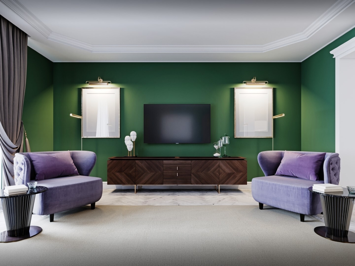 TV unit in the living room