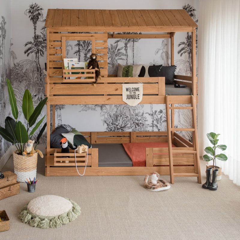Twin Solid Wood Standard Bunk Bed by Simply Nursery