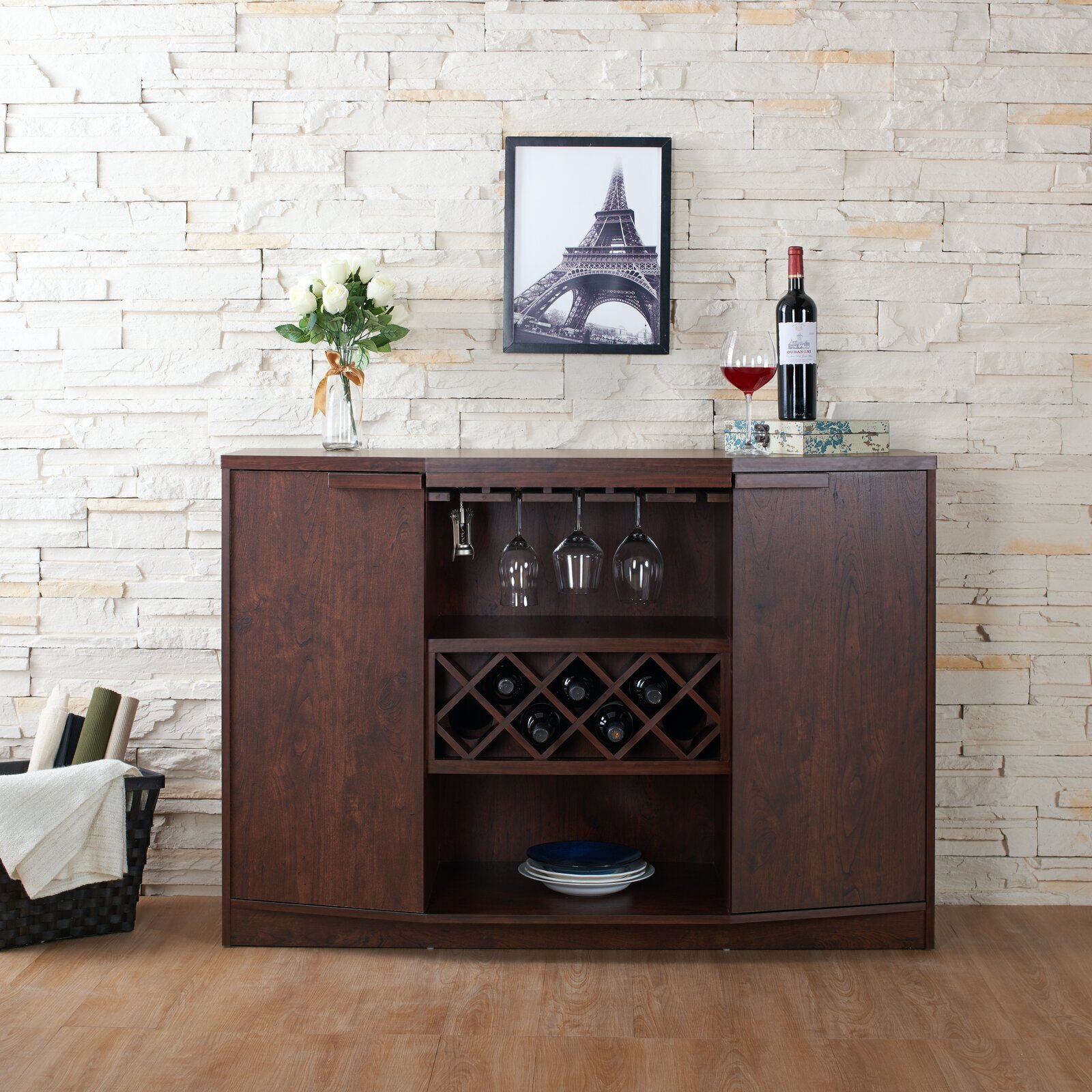 Two Door Bar Cabinet