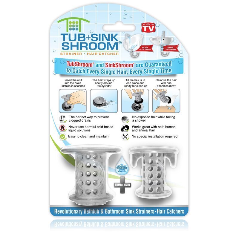 Two Piece Bathroom Drain Strainer