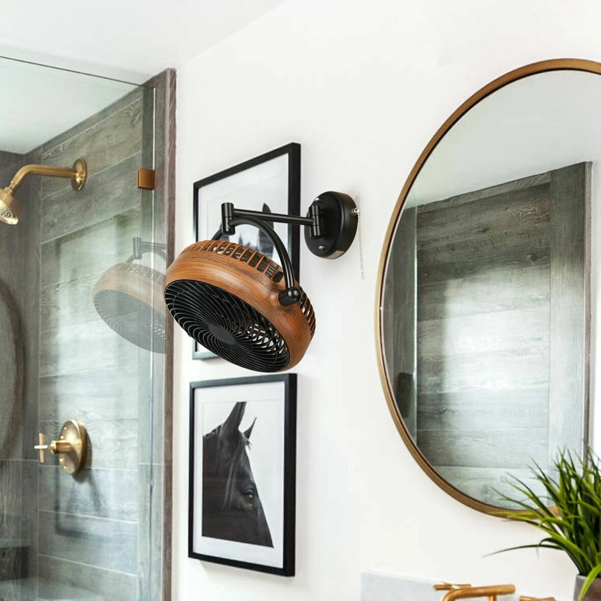 Two Tone Wall Mounted Fan