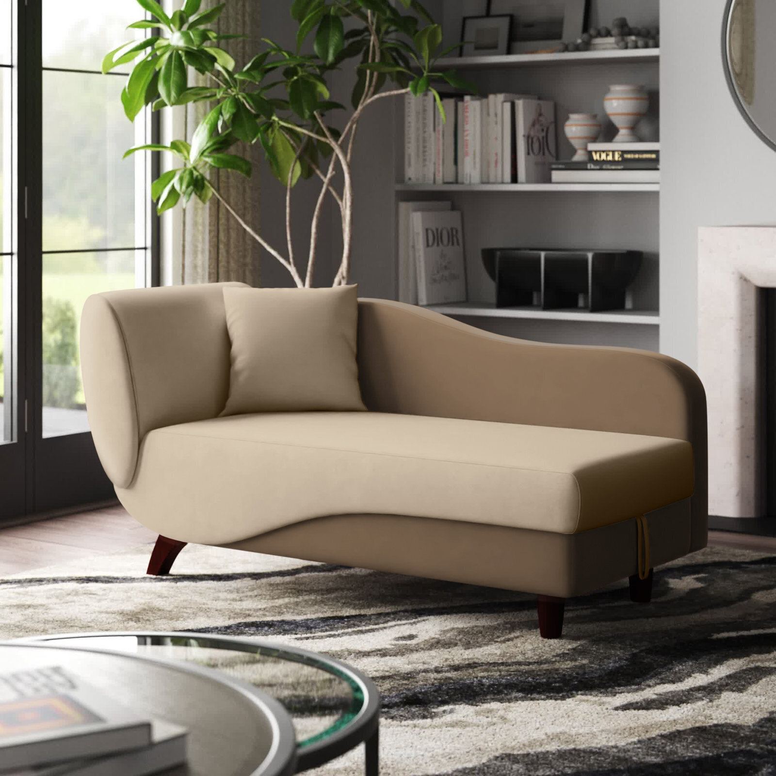 Two toned Chaise Lounge