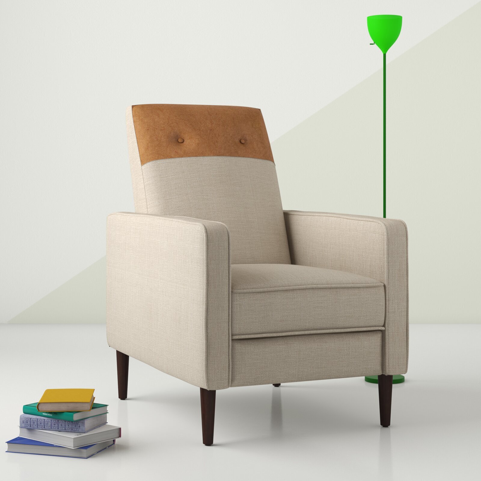 Two toned High Leg Recliner