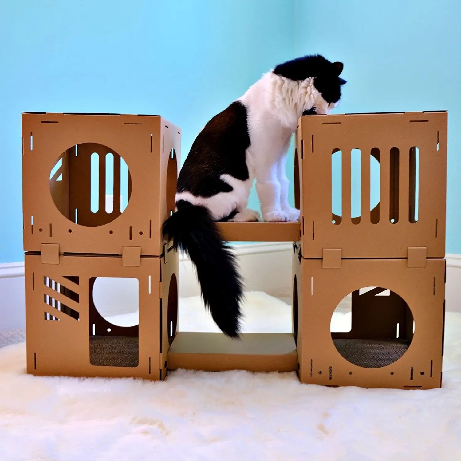 Cardboard Cat Tower