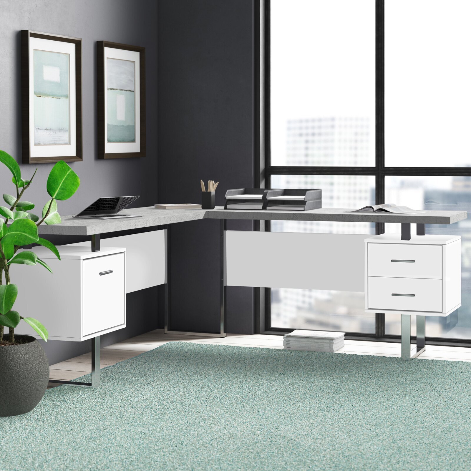 Ultra Modern Executive Desk