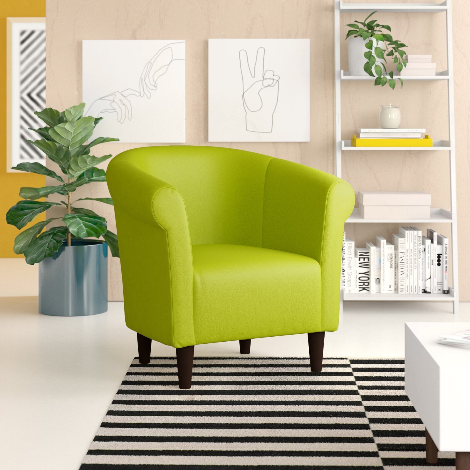Lime Green Accent Chair
